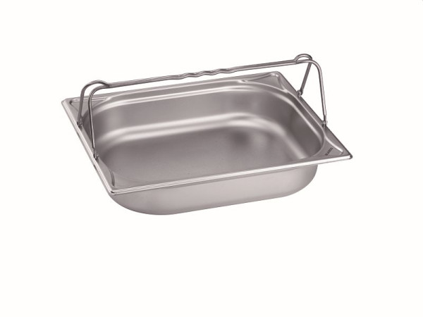 B.PRO GN-B 1/2-65 Gastronorm-Behälter mit Bügelgriffen, aus rostfreiem Edelstahl, 1555943