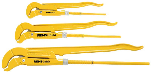 REMS S-Maul-Rohrzangen Catch Set S1'',1 1/2'',2'' Promotion-Set, 116X02 R