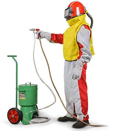 Contracor Saugpistole mit Keramikdüse 8mm und Luftdüse 4mm, Sauglanze, 3 m transparenter Saugschlauch, Schlauchschellen, 10115120