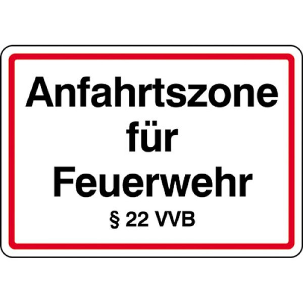 Stein HGS Anfahrtszone für Feuerwehr §22 VVB, 11.2750