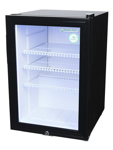 Gastro-Cool Flaschenkühlschrank - Minibar - schwarz/weiß - LED GCKW65, 204201