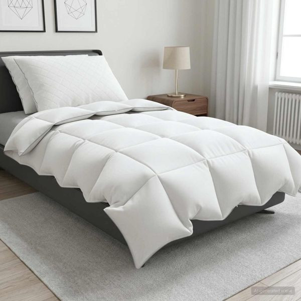 vidaXL Gänsedaunen-Bettdecken-Set 90% FULDA 3-teilig 140 x 220 cm Winter, 3442566