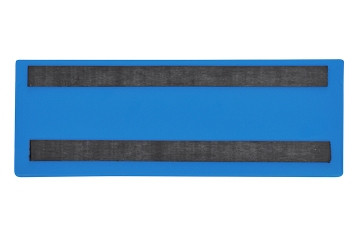 KROG Etikettentaschen - magnetisch, 220 x 80 mm, blau mit 2 Magnetstreifen, 5902093A