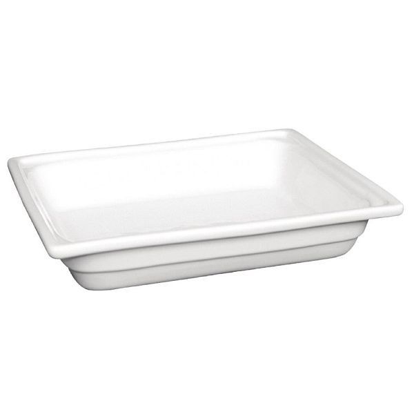 Olympia Whiteware Schale GN1/2 6,5cm tief, Porzellan, U808