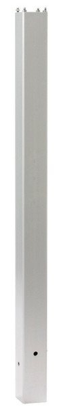 Eichner Sockel einbetoniert für Schlüssel-Annahmetresor, Grau metallic RAL 9006, 1500 x 100 x 100 mm (H x B x T), 9201-00027