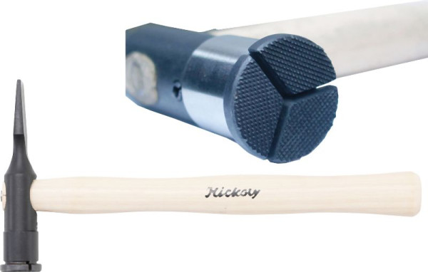 BGS Ausbeul-Riffelhammer, 225 g, 1676, 4026947016764