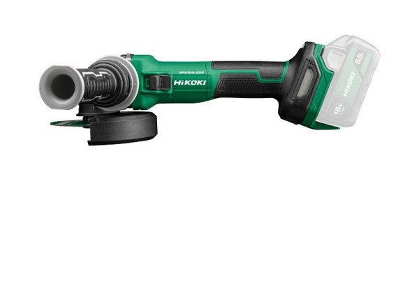 HiKOKI 18 V Akku Winkelschleifer (Brushless) (Motorbremse) Schiebe Schalter, ohne Akku, ohne Ladegerät, G1813DVE (Basic) (Karton), G1813DVEW4Z