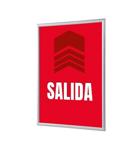 Showdown Displays Klapprahmen A4 Komplettset Ausgang Rot Spanisch, KRA4G25LPPI484