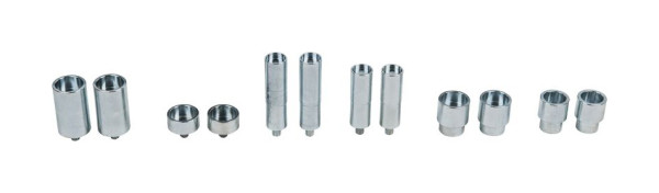 KS Tools Adapter-Satz ohne Gewinde, Audi A4, kurz, 2-teilig, 700.1637