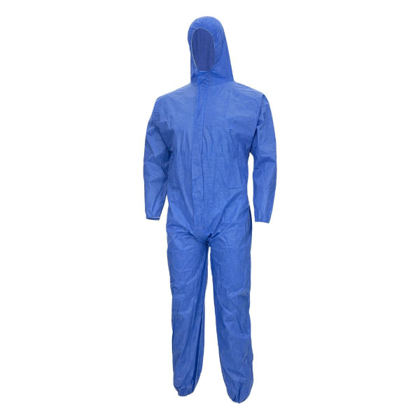 NITRAS PP-Overalls, 40gr/m2, blau, Größe: L, VE: 50 Stück, 4510-L