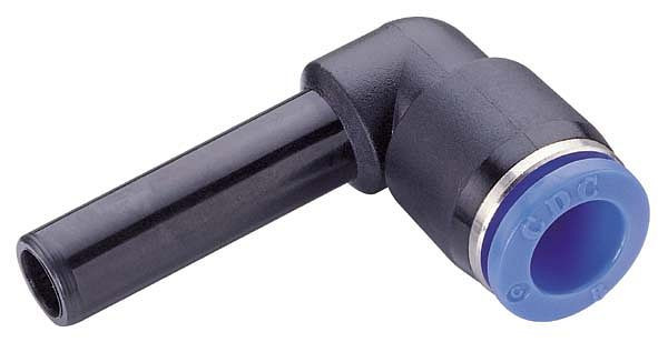 timmer B-WSTr-10-8-KU, Winkel-Stecker reduziert aus Kunststoff, Schlauch-Ø: 10 mm, Schlauch-Ø: 8 mm, VE: 10 Stück, 03210812