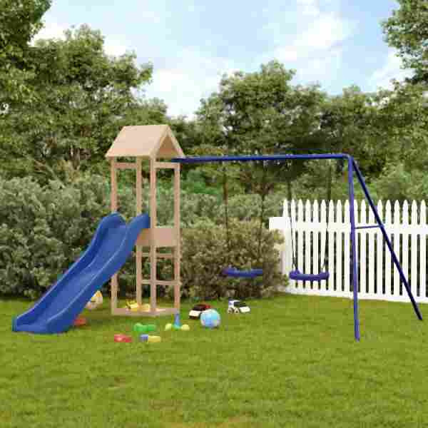 vidaXL Spielturm Massivholz Kiefer, 3155858, 8720845756901