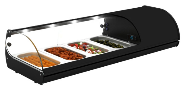 Neumärker Royal Cooling Tapas 4 Kompressor rechts, 4x GN 1/3 x 40 mm, 05-70500BK