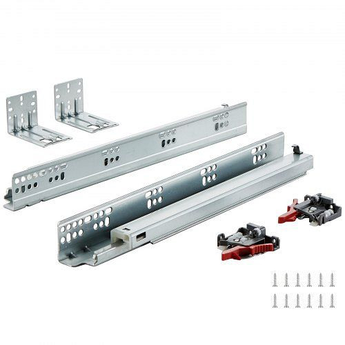 VEVOR 6x Schubladenschienen 400 x 61 x 54 mm Auszugsschienen 45,4 kg(Statisch)/36,3 kg(Dynamisch), DZYZSCTHG1003V5HOV0
