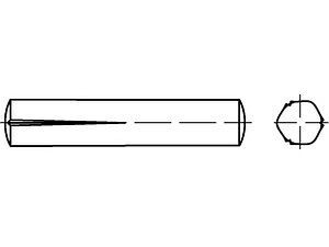 Paßkerbstifte DIN 1472 Stahl 12 x 20 VE=S (25 Stück)