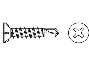 ART 88187 SPAX FEX-A Schrauben Stahl 3,9 x 38 -H Sonderoberfläche silber galvanisch verzinkt VE=S (1000 Stück)