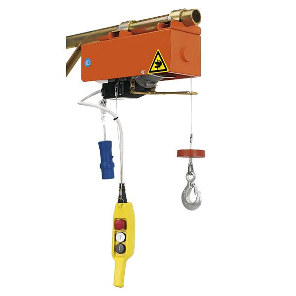 DELTA Elektrische Seilwinde Typ DM 230V, 15m/min, 0,1t mit 14m Hubhöhe, DI.0.DM.100