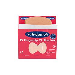 SÖHNGEN Salvequick Fingerspitzen-Pflaster elastisch, Refill: 6454, VE: 15 Stück pro Packung, 6 Packungen, 1009454V