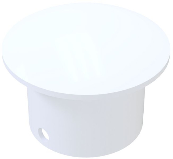 Schake Deckel für Inselpfosten weiß, aus Stahl, 44170DB