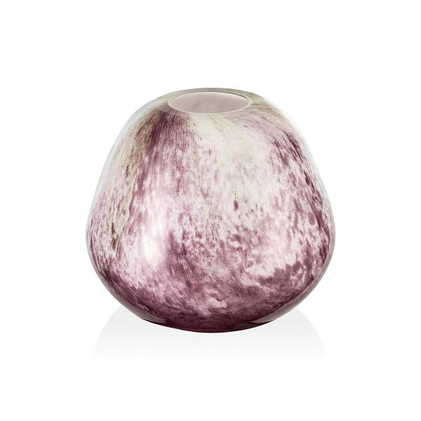 WAS Teelichtglas Fusion Lavender YUYU, Ø 15 cm, Höhe 13 cm, Glas, 4100015