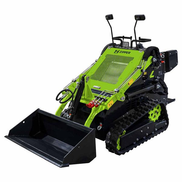 Zipper Minikompaktlader, kompakte Bauweise im Set mit Palettengabel, ZI-MKL720