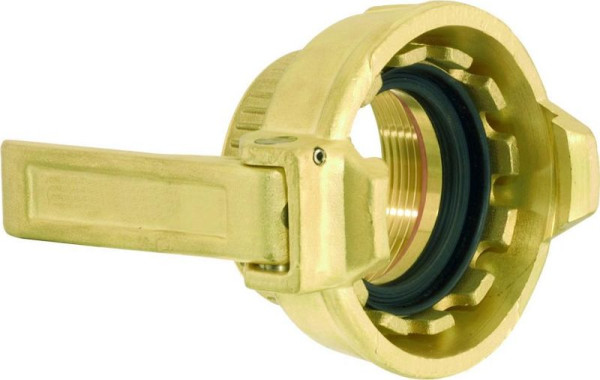 GEKA Mutter-Anschlussteil "TW - Typ MK", IG G 3" MS mit Hebel DIN 28450, 17.1225