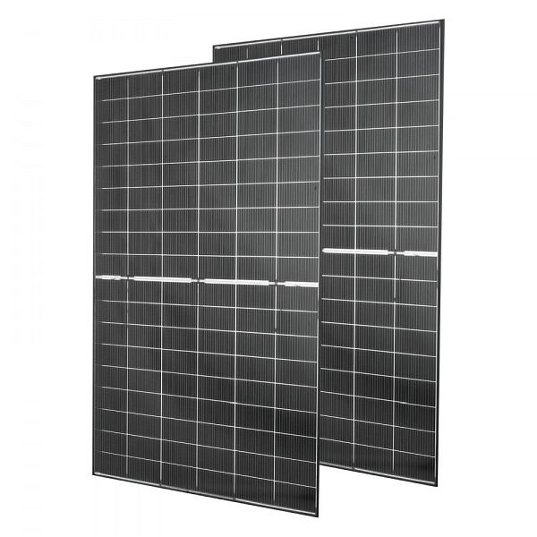 VEVOR 2x 400W Bifaziales Solarpanel, 16BB N-Typ Mono 24% Effizienz, IP65, MC4-Ausgang & Alu-Rahmen für Auto, Boot, RV, GDSTYNB2400W3BBMY001V2