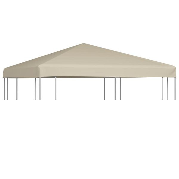 vidaXL Pavillondach 310 g/m² 3×3 m Beige, 44778