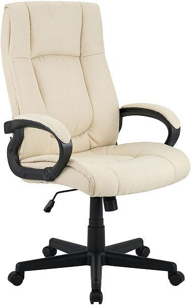 CLP Bürostuhl XL Sparta Stoff, creme, 192341704, 4251380453863