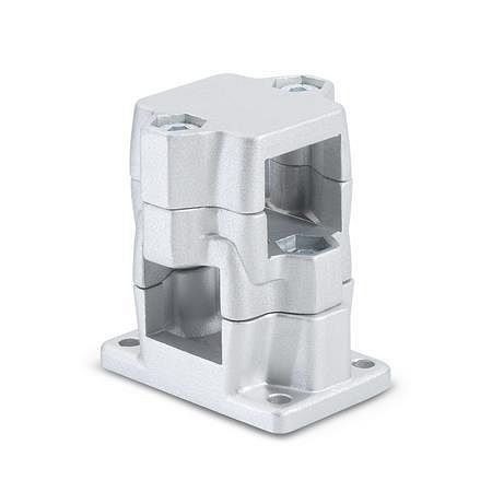 Ganter Kreuzflansch-Klemmverbinder, mehrteilig (GN 141-B45-V45-2-SW), VE: 5 Stück, 141-B45-V45-2-SW