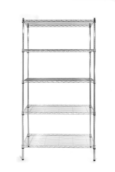 Hendi Lagerregal, 5 Böden, Chrom, pulverbeschichtet, 812204