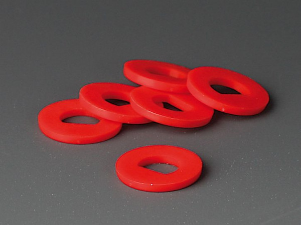 Bohlender Ersatz-Unterlegscheiben Hahnküken Kegel: 1:10 / 1:5, Gewinde M 14, Material PTFE, VE: 20 Stück, J 1198-26