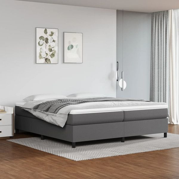vidaXL Bettgestell Grau 200x200 cm Kunstleder, 3121069, 8720287237303