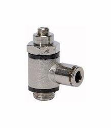 Riegler Drosselrückschlagventil, Zuluftdrosselung ( V ), Anschluss Steckverbindung, 106897