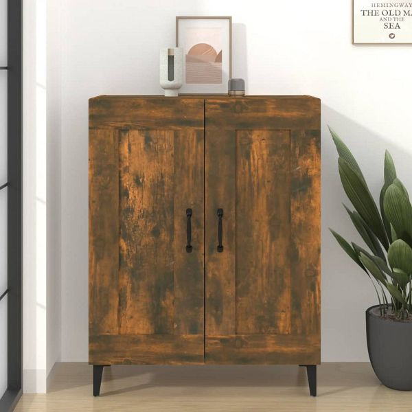 vidaXL Sideboard Räuchereiche 69,5x34x90 cm Holzwerkstoff, 817342