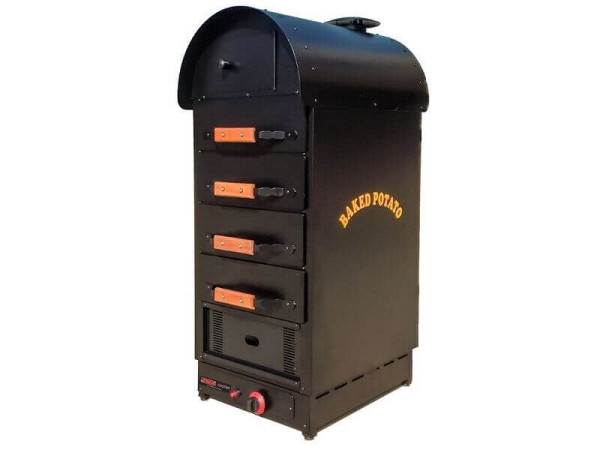 SGS Gastro Gas Kumpir Kartoffelofen mit 4 Schubladen, 5.2 kW, KFG080