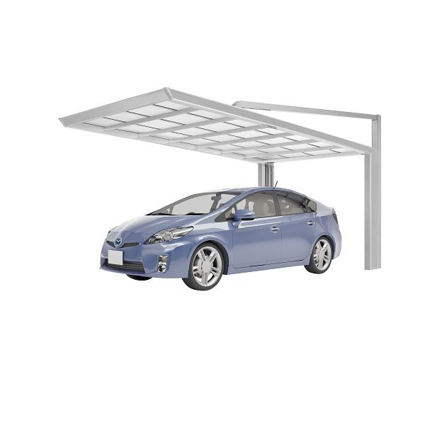 Ximax Aluminium Carport My-Port Next Typ 2351 Typ 60 Standard Edelstahl-Look, 73097