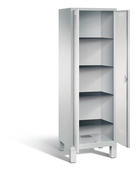 C+P Wäsche-Spind Evolo, H1850xB610xT500mm, Farbe: Lichtgrau, 48212-20b S10061