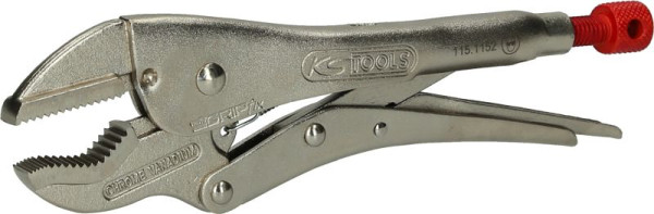 KS Tools Gripzange, V-Backen, 225mm, 115.1152, 4042146420591