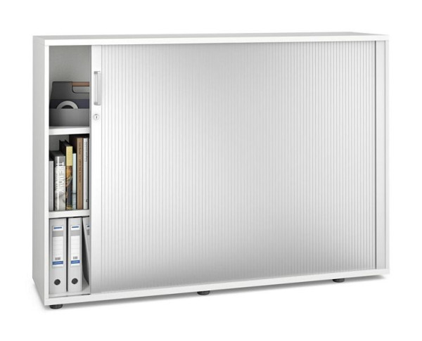 Deskin Rollladenschrank MULTI MODUL-PRO, Dekor weiß, B 1600 x H 1140 x T 420 mm, 352368