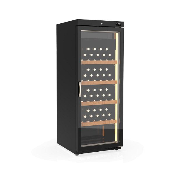 Vaiotec TOPLINE 650 Weinkühlschrank Schwarz, 240 Liter, 60 Flaschen, Breite: 600 mm, 11676