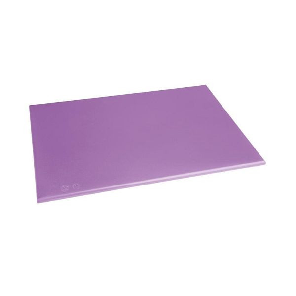 Hygiplas Antibakterielles Schneidebrett mit hoher Dichte Lila - 450 x 300 x 10 mm, FX105