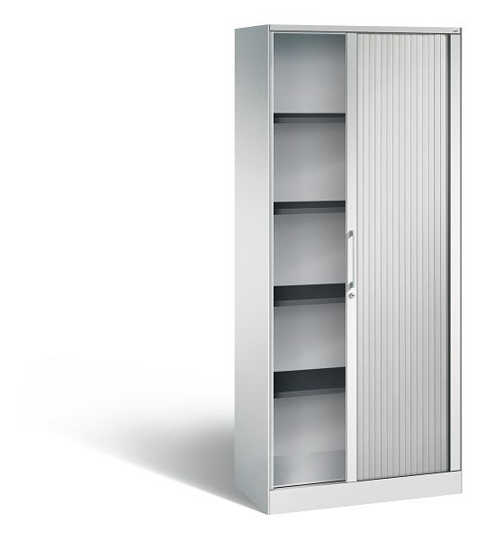 C+P Rollladenschrank Asisto, H1980xB800xT435mm, Farbe: Lichtgrau, Bügelgriff, 5 OH, 143003-000 S10005