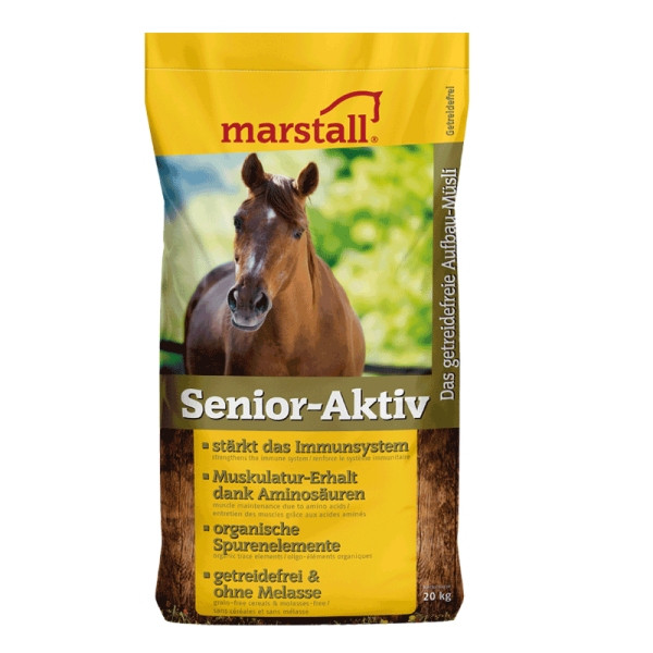 Marstall Senior-Aktiv, getreidefreies Aufbau-Müsli, 20 kg, 50053003