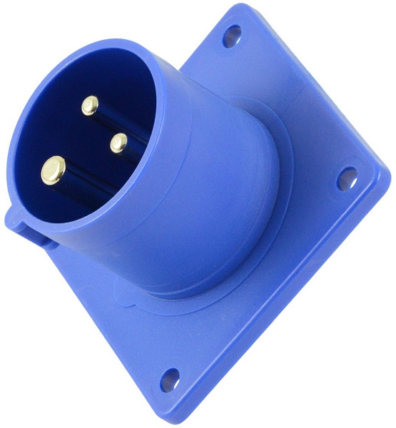 GIFAS Kunststoff CEE-Einbaugerätestecker, Polzahl: 3, IEC-Stromstärke: 16 A, 101410