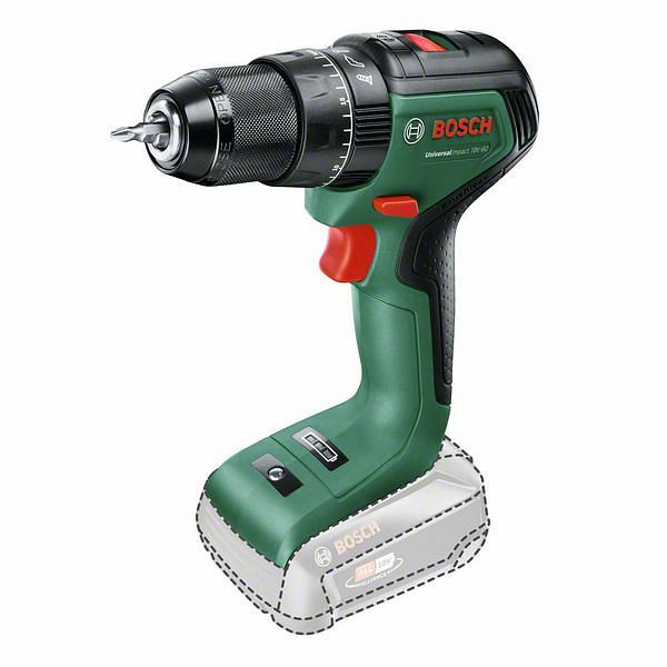Bosch Akku-Zweigang-Schlagbohrschrauber UniversalImpact 18V-60, 06039D7100