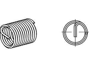ART 88330 AMECOIL Gewindeeinsätze A 2 Typ SR AM 10 x 15 VE=S (100 Stück)
