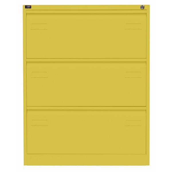 Bisley LIGHT Hängeregistraturschrank LIGHT, doppelbahnig, 3 HR-Schubladen, 677 tickleweed, CDF3677