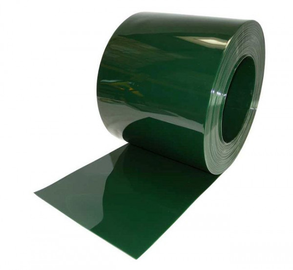 SINOtec TransTac Lamellenstreifen, Rollenware, PVC, 300 x 3 mm, L 50 m, eurogrün T55, VE: 50 lfm, 10001436