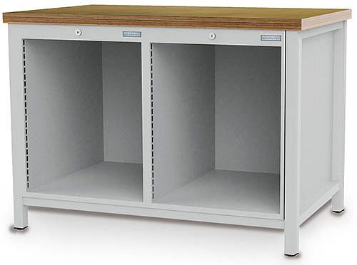 Bedrunka+Hirth Kastenwerkbank R 18-24 mit 2x Leergehäuse, 1200 x 750 x 959 mm, 03.12.001-9